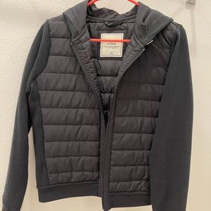 Abercrombie Black Puffer Jacket